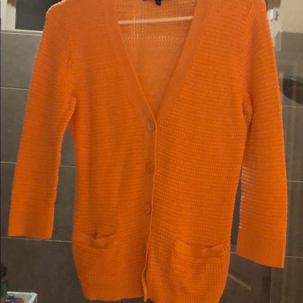 Coral cardigan /sweater